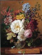 Floral, beautiful classical still life of flowers.138 unknow artist